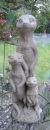 Betonfigur Erdmännchen-Familie frostfest 50 cm, reduziert