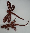 Salamander mit Dorn zum Eindrehen Eisen Rost
