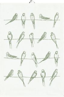 Handtuch Sitting Birds-04 35 x 50 cm